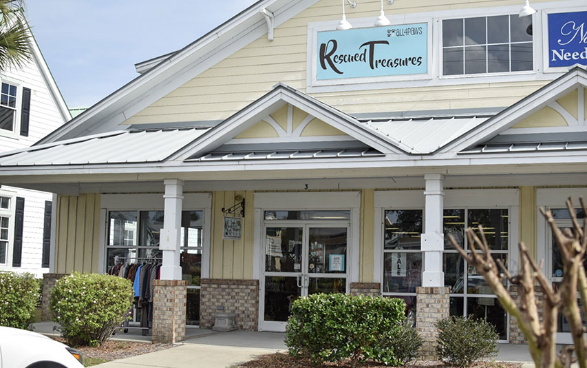 Our Rescued Treasures storefront in Pawleys Island SC
